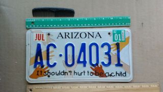 License Plate,  Arizona,  It Shouldn 
