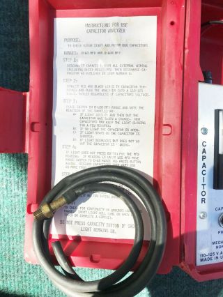 Vintage Annie Capacitor Analyzer Type 2 Model A - 4 2