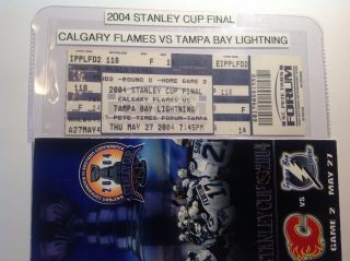 2004 Stanley Cup Final Game 2 Ticket Calgary Flames /tampa.
