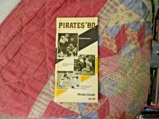 1980 Pittsburgh Pirates Media Guide Yearbook 1979 World Series Willie Stargell