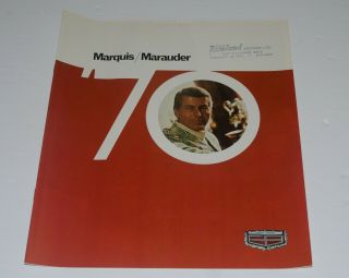 1970 Mercury Marquis & Maurauder Huge Color Brochure 20 - Pgs Canada