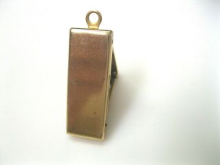 Antique 1909 " Hold On " Solid Gold Top Cigar Cutter Watch Fob