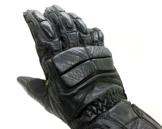 Vintage Joe Rocket Gpx Style Street Leather Protective Motorcycle Gloves Size Xl