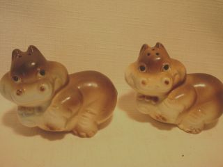 Vintage.  Ceramic.  Happy Hippo 