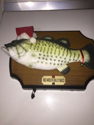 Vintage 1999 Gemmy Singing Big Mouth Billy Bass Christmas Tested/works