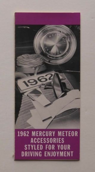 1962 Mercury Meteor Accessories Brochure