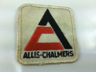 Vintage Allis Chalmers Tractor Farm Equipment Patch 1970s Kproducts