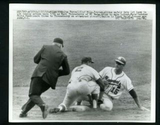 Joe Torre & Marv Throneberry 1962 Press Photo Milwaukee Braves York Mets