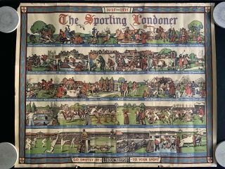 Vintage 1979 The Sporting Londoner Poster Print By R.  T.  Cooper London Transport