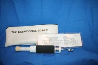 1989 Vintage The Exertional Scale With Bag And Description Of Use