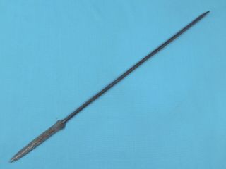 Antique Old Africa African Small Mini Metal Spear