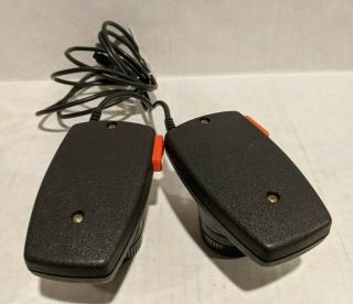 Set of 2 Wired Vintage Atari 2600 Pong Paddle Controllers 2
