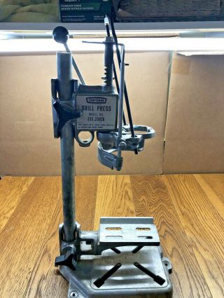 Vintage Craftsman Model 335.  25926 Portable Bench Top Drill Press Stand