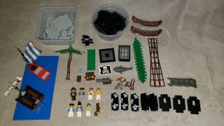 Vintage Lego 6273 Pirates Rock Island Refuge Incomplete Parts