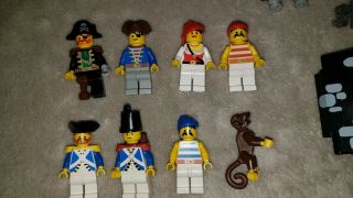 Vintage LEGO 6273 Pirates Rock Island Refuge Incomplete parts 3