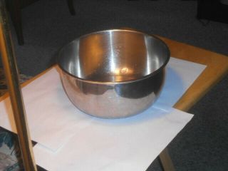Vintage Alloy Products Corp.  Stainless Steel Mixing Bowl Waukesha Wis.