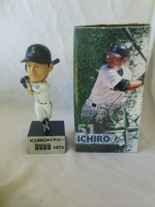 Vintage Ichiro Suzuki Bobblehead 2011 Hit Counter With Box - Repaired