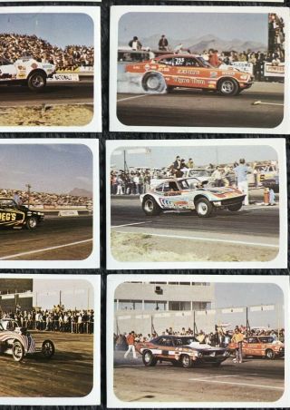 1972 Vintage Drag Racing Ahra Trading Cards 13 Diff M/nm Funny Cars Fuelies