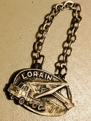 Vintage Lorain Steam Shovel Co.  Ohio Pendant,  Medal Advertising - Rare