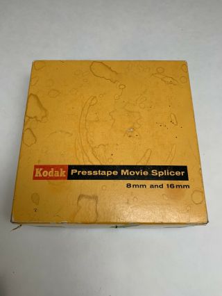 Vintage Kodak Presstape Movie Splicer 8mm And 16mm No.  64 Box