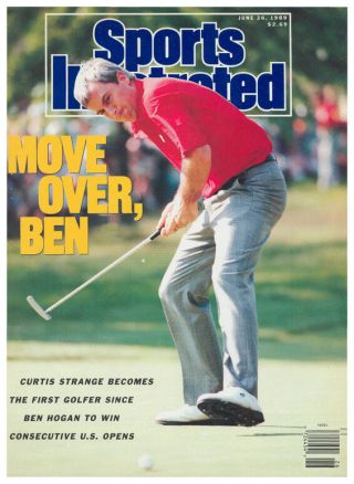 June 26,  1989 Curtis Strange Golf Sports Illustrated No Label
