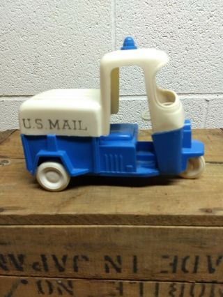 Vintage Plastic Gay Toys U.  S.  Mail Cushman Scooter