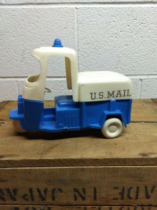 Vintage Plastic Gay Toys U.  S.  Mail Cushman Scooter 3