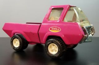 Vintage Tonka Pink Truck Toy Pickup 1970 