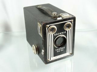 Vintage 1940’s Kodak Brownie Target Six - 20 Box Camera -