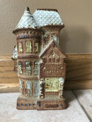 Vintage Victorian House Wall Pocket Vase By Counterpoint San Francisco Japan