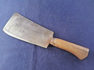 Vintage / Antique Underhill Edge Tool Co 9 " Cleaver Or Butchers Knife