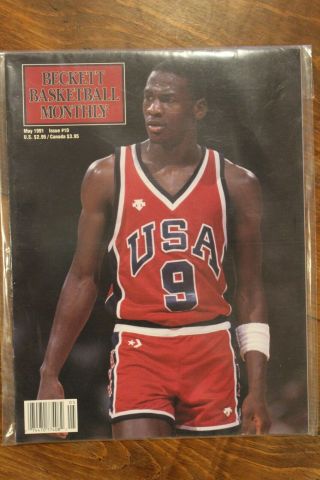 Beckett Basketball - Michael Jordan - Chicago Bulls - 1991 - Issue 10 - Team Usa