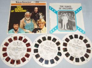 Vintage View - Master Showtime Dukes Of Hazzard (l17) 3 Reel 3d Set In Sleeve