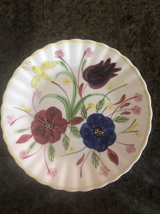 Blue Ridge Southern Pottery Plate 9 3/4” Sarepta Pattern Vtg Collectable