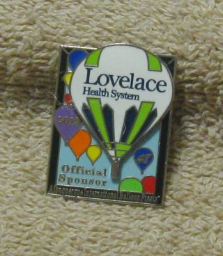 2019 Lovelace Sponsor 48 Albuquerque International Balloon Fiesta Balloon Pin