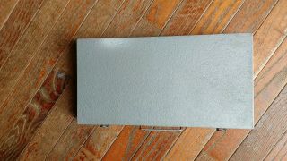 Brumberger Metal Slide Box Tray File Box Silver 35mm Slides Vintage SHAPE 2