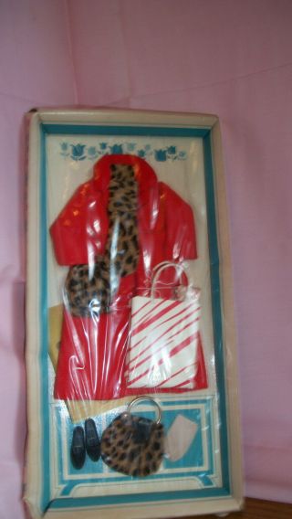 Vintage Judy Littlechap Outfit Red Chesterfield Coat Never Open