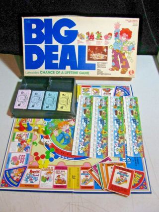 Vintage 1977 Lakeside Games Big Deal Chance Of A Lifetime Board Game – Complete