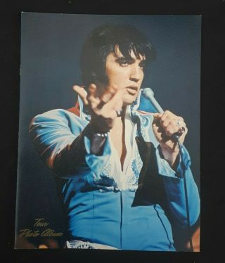 Vtg Elvis Presley Souvenir Photo Album - Rca Records - Concert Program/tour Book