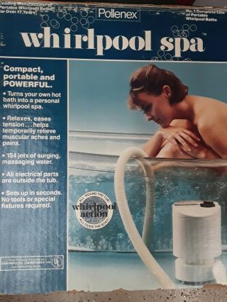 Vintage Pollenex Whirpool Home Bathtub Spa