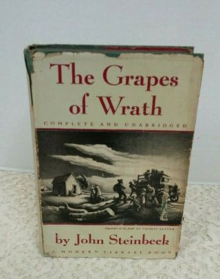 Vintage The Grapes Of Wrath By Steinbeck 1939