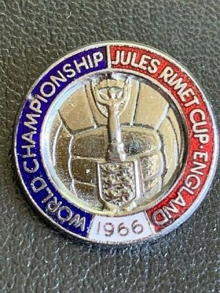 1966 Fifa World Cup In England Badge Stamped Fa 1963 Football Soccer Pin