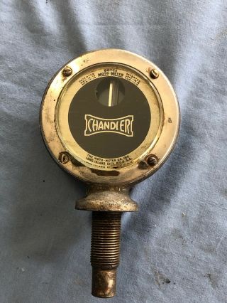 Chandler Car Motometer Vintage Antique Temperature Gauge For Radiator Cap 1920s