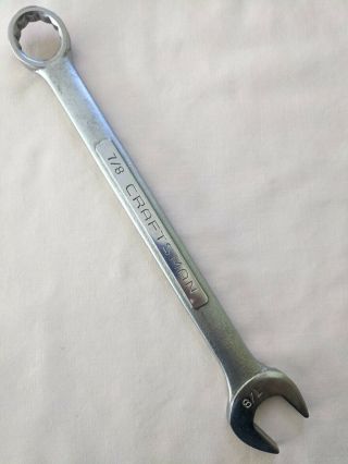 Craftsman " Vintage " - Vv - Series,  7/8 " Open End / Box Wrench,  (44703) U.  S.  A