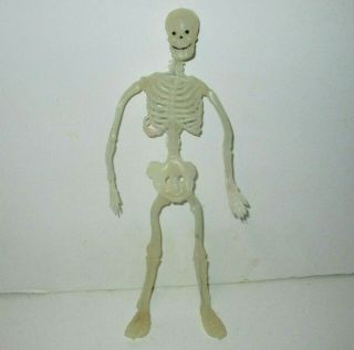 Vintage Halloween 12 " Bendable Rubber Skeleton Toy