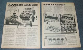 1979 Arias Hemi Engine Vintage Tech Info Article " Room At The Top " Chrysler