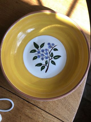 Vintage Stangl Pottery Blueberry 8 " Serving Bowl