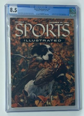 1954 Sports Illustrated V1 11 Cgc 8.  5 Pop 1 Only 2 Higher