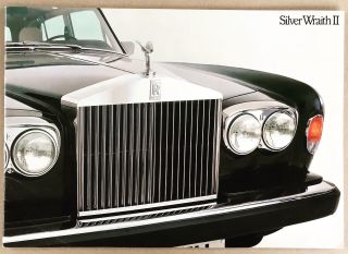 1977 Rolls - Royce Silver Wraith Ii American Sales Brochure