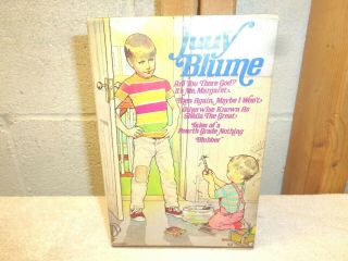 Vintage Judy Blume 5 Book Box Set Blubber Sheila The Great Dell Yearling Books